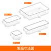 Lifewit 25 PCS Drawer Organizer Set Clear Plastic Desk Drawer Dividers Tradeless Storage Box for Jewelry and Divider Box for Office Makeup, Gadgets,