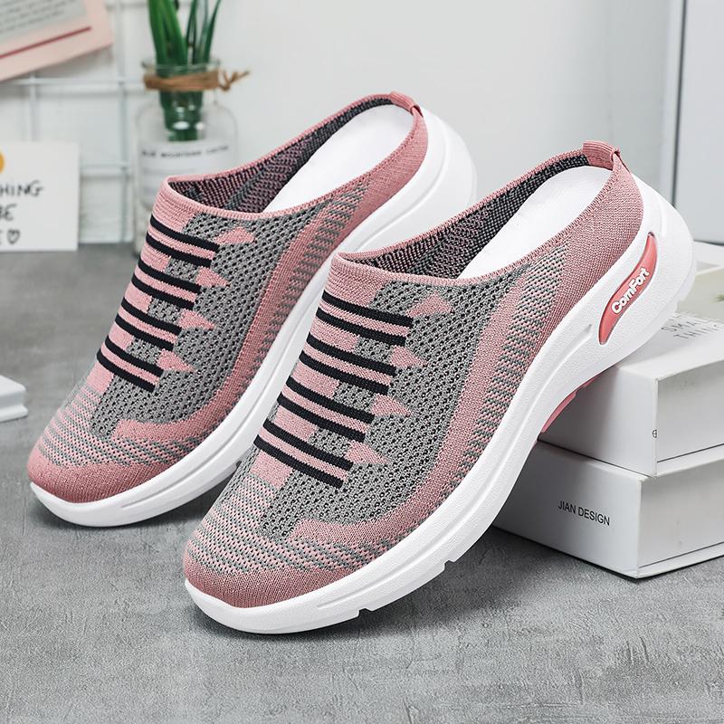 Fashion Women's New Slippers Summer Breathable Comfortable Lightweight Outdoor Home Casual Slippers Sandals