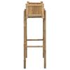 Garden Planter with Stand Natural 50 X 38 X 114 Cm Bamboo