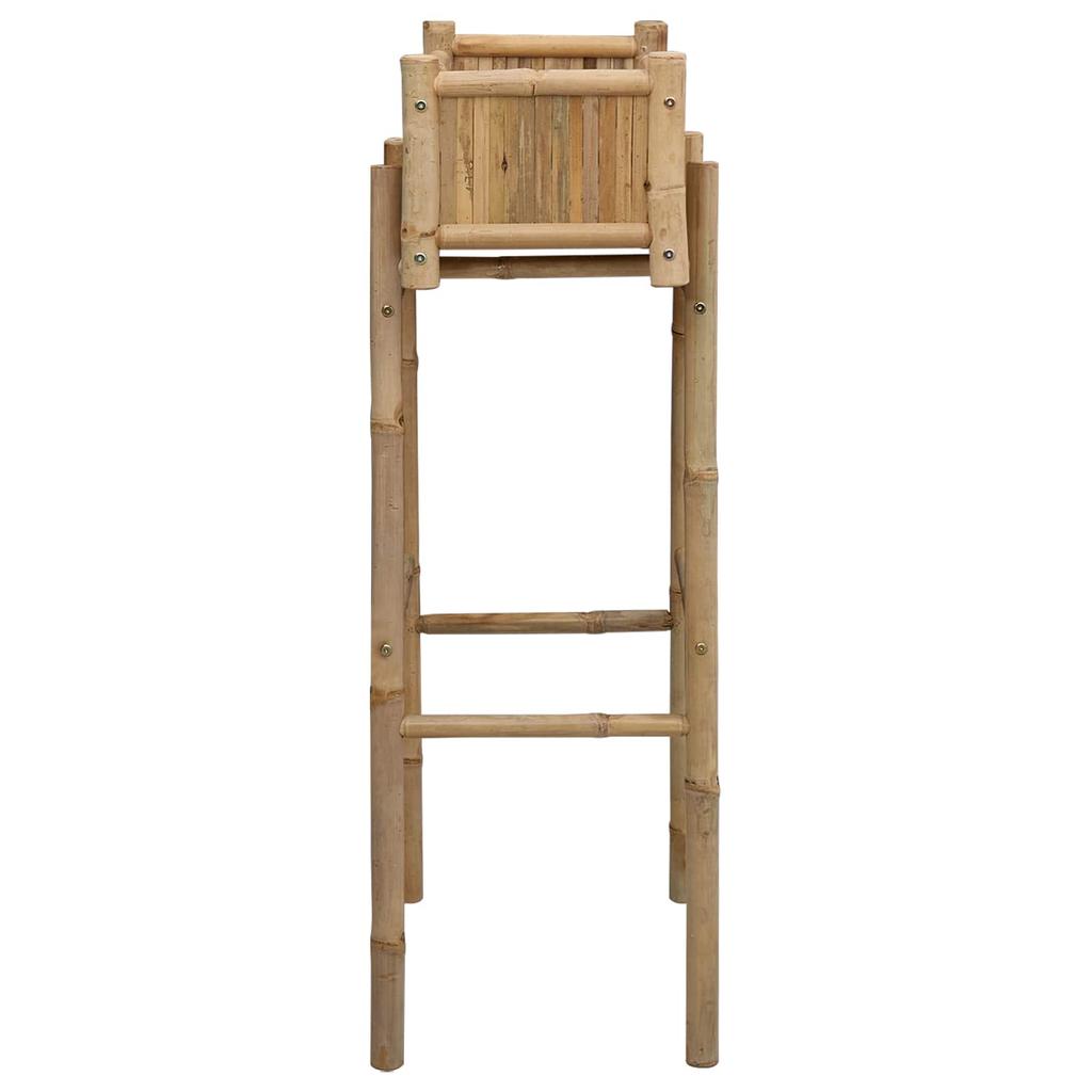 Garden Planter with Stand Natural 50 X 38 X 114 Cm Bamboo