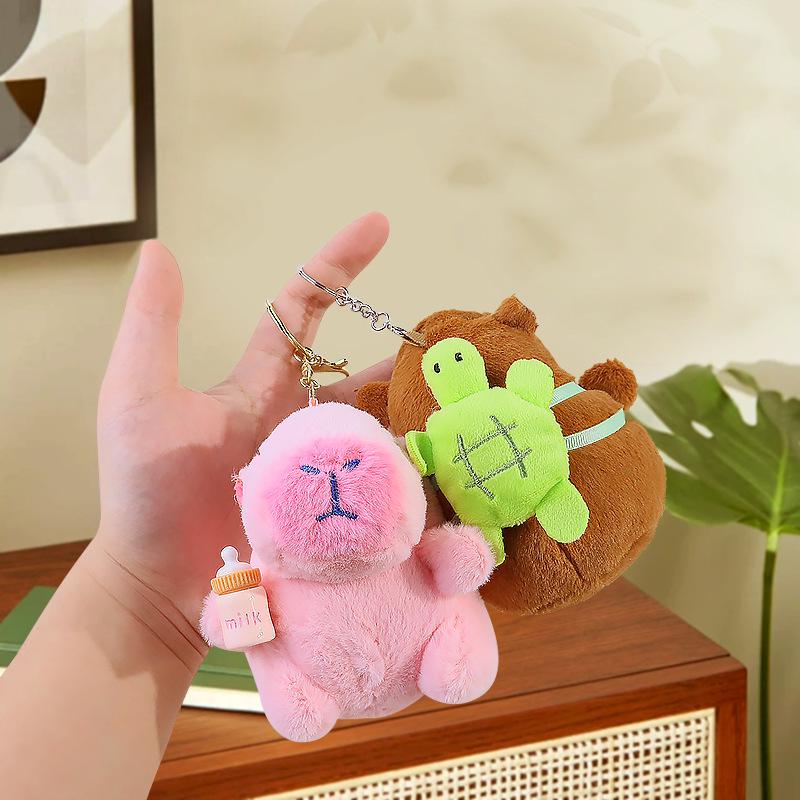 Capybara Plush Keychain Ornament Toy