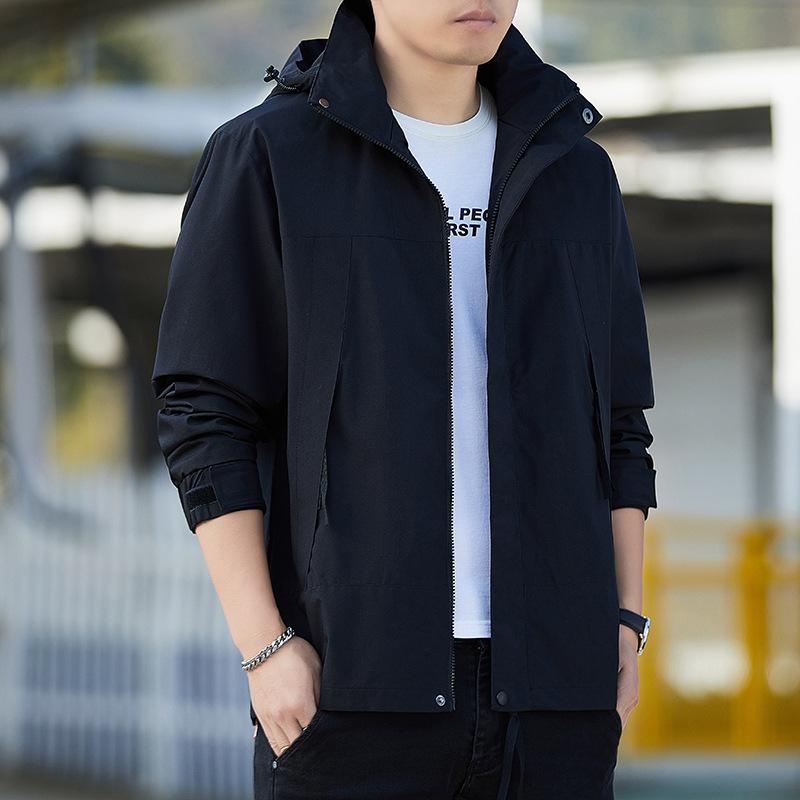 Jacket Men's Trendy Brand Jacket Men's and Women's Spring and Autumn New Sports Trench Coat Couple Outdoor Mountaineering Suit
