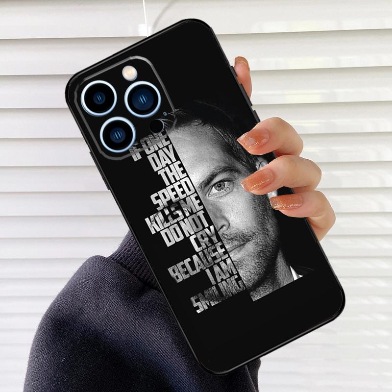 

Мягкий чехол для телефона Paul Walker для iPhone 15 11 12 13 14 Pro Max Mini XS Max XR X 7 8 Plus SE2 Задняя крышка Coque iPhone 11