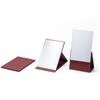 HORIUCHI MIRROR 2-Way Folding Mirror (Bordeaux) - Makeup Mirror - Birthday Gift