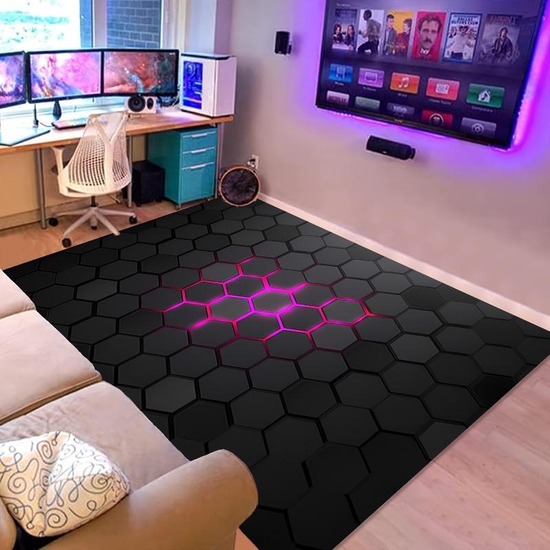 1PC HD Cute Kitten Pattern Door Mats Kitchen Rugs Non-Slip Pop Design Bathroom Rugs Bath Mat Carpet for Home Sink Laundry Decor