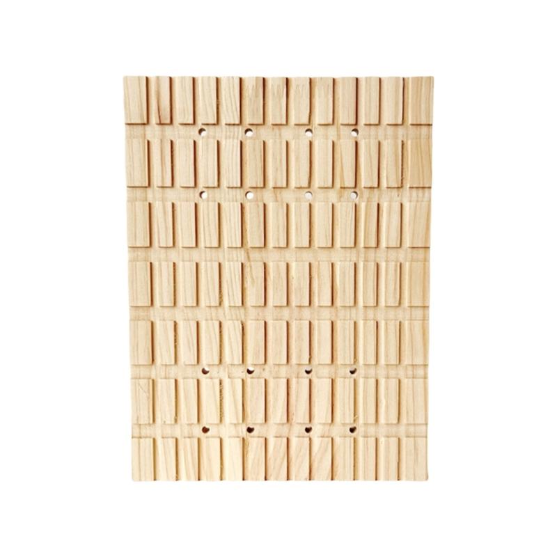 

Hamster Board Scratch Board Rabbit Toy Wood Feet Pad for Hamster for Guinea Pigs, Gerbils Molar Toy Scratch 1