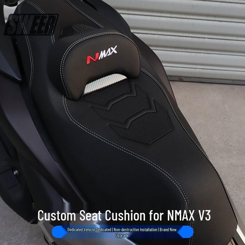 Waterproof Lumbar Support Seat Bag for Yamaha NMAX155 V3 (1998-2023), Easy Installation