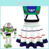 Entzückendes Toy Story 4 Buzz Lightyear Mädchenkleid für Halloween-Party oder Spielzeit