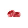Aluminum Alloy Interior Air Conditioner Switch Knob Ring Cover Trim for Hummer H2 2003-2007,AC Control Knob Cover Trim Accessories (Red)