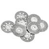 10-Piece 22mm Diamond Grit Cutting Discs for Electric Grinder - Suitable for Jade, Amber, Gemstones, and Stone.