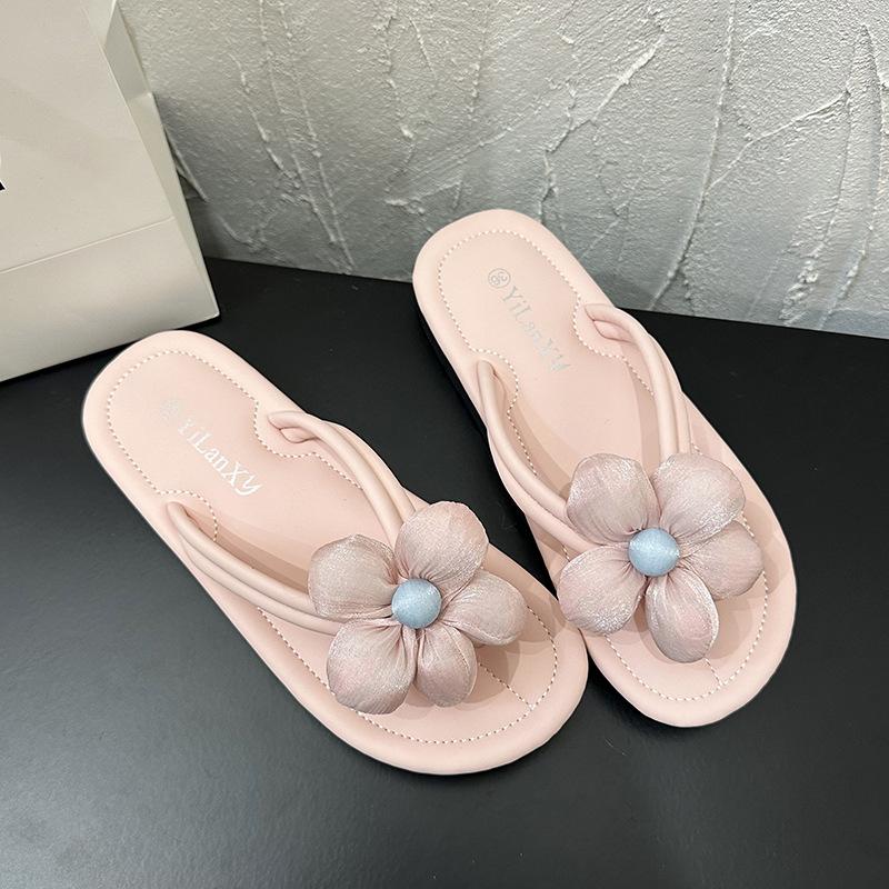 Flip-flops Women's Summer Wear 2025 New Beach Flat-bottomed Cool Slippers