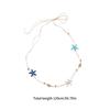 Doppelt tragbare Muscheln Seesterne Körperkette Halskette Mit Elastischer Schnur Choker Halskette Für Sommer Festival Mode