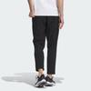 Adidas Business Casual Pants With Solid Color Logo Men Bottoms Black IV7605