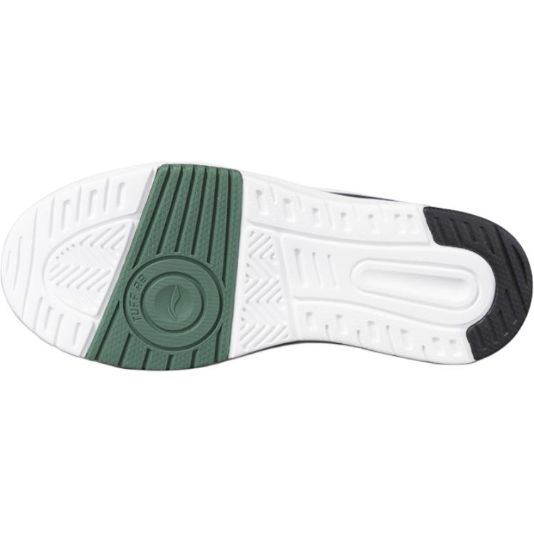 Li Ning Comfortable Low Top Kids Skate Shoes Kids Sneakers White Black Green YKCU126-11