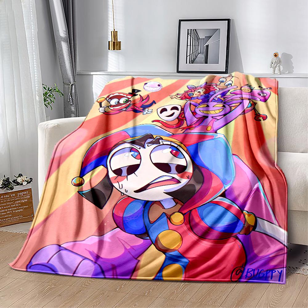 Digital Circus13 Blankets Are Suitable for Living Rooms,making Them an Ideal Choice for Outdoor Travel and Gifts.