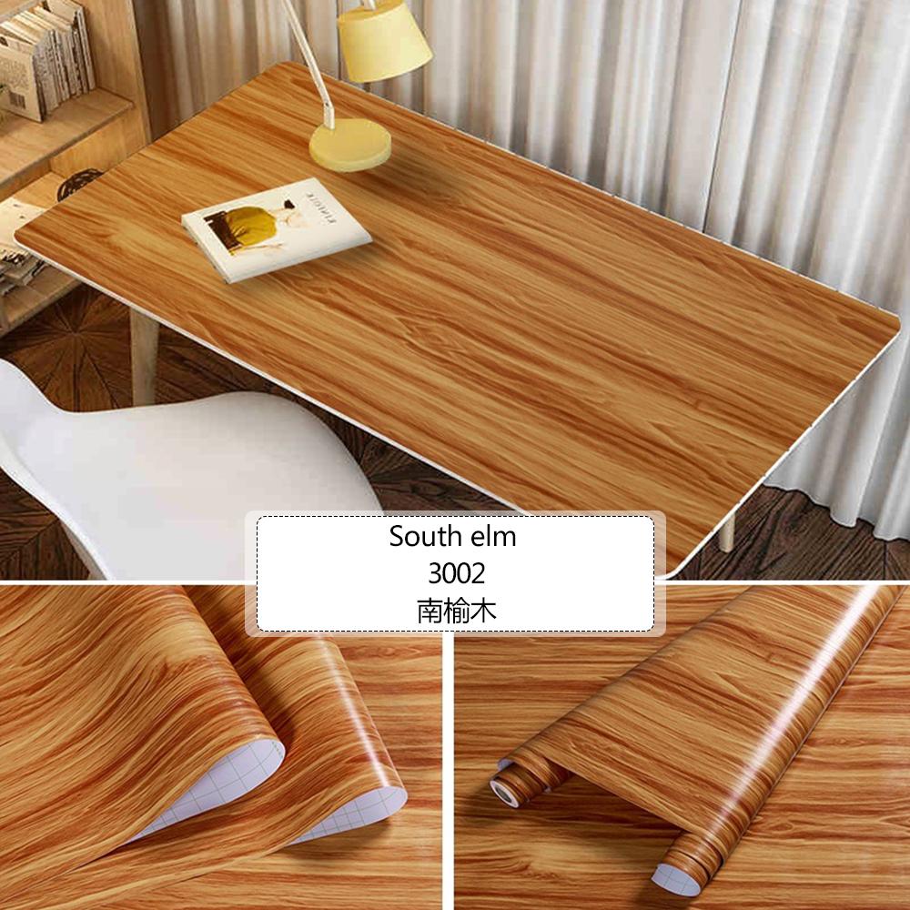 Thickened Wood Grain Self Adhesive Wallpaper Waterproof Wardrobe Tabletop Furniture Refurbished Adhesive Wallpapers 3D