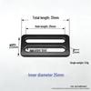 304 Stainless Steel Irregular D-Ring Buckle for Straps and Bags - Light Luxury Accessory