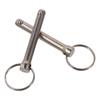 2Pcs Length 50/55/60mm Quick Release Pins Diameter 8mm Marine Hardware Bimini Top Pin