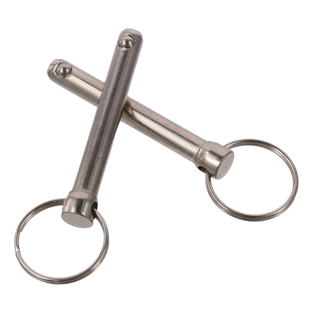 2Pcs Length 50/55/60mm Quick Release Pins Diameter 8mm Marine Hardware Bimini Top Pin