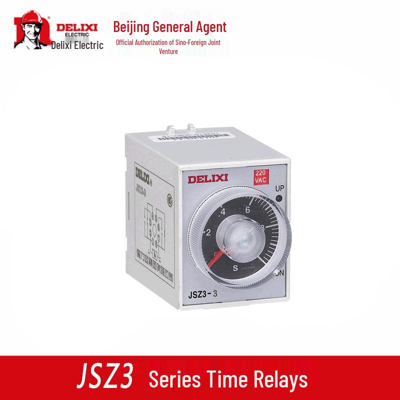 DELIXI JSZ3 Multi-Function Time Relay: Power-on, Power-off, and Cyclic Delay
