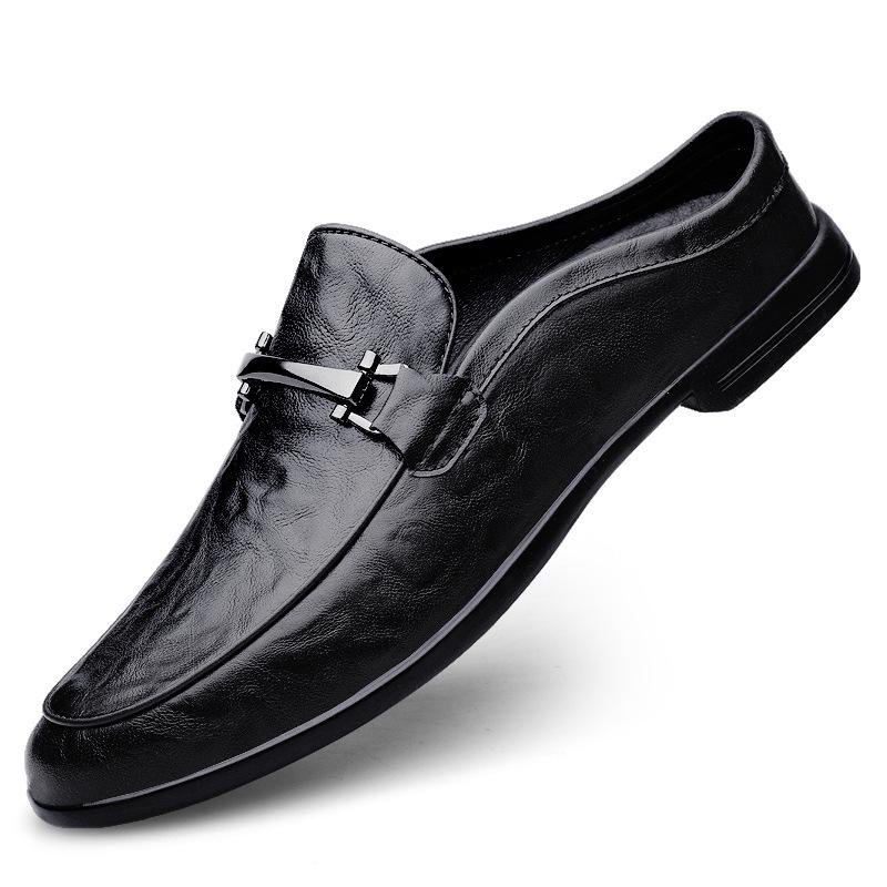 Men s Genuine Leather Slip-On Driving Shoes 40