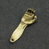 Home Decoration Metal Bottle Opener Retro Brass Helping Hand Keyring  Desktop trinkets