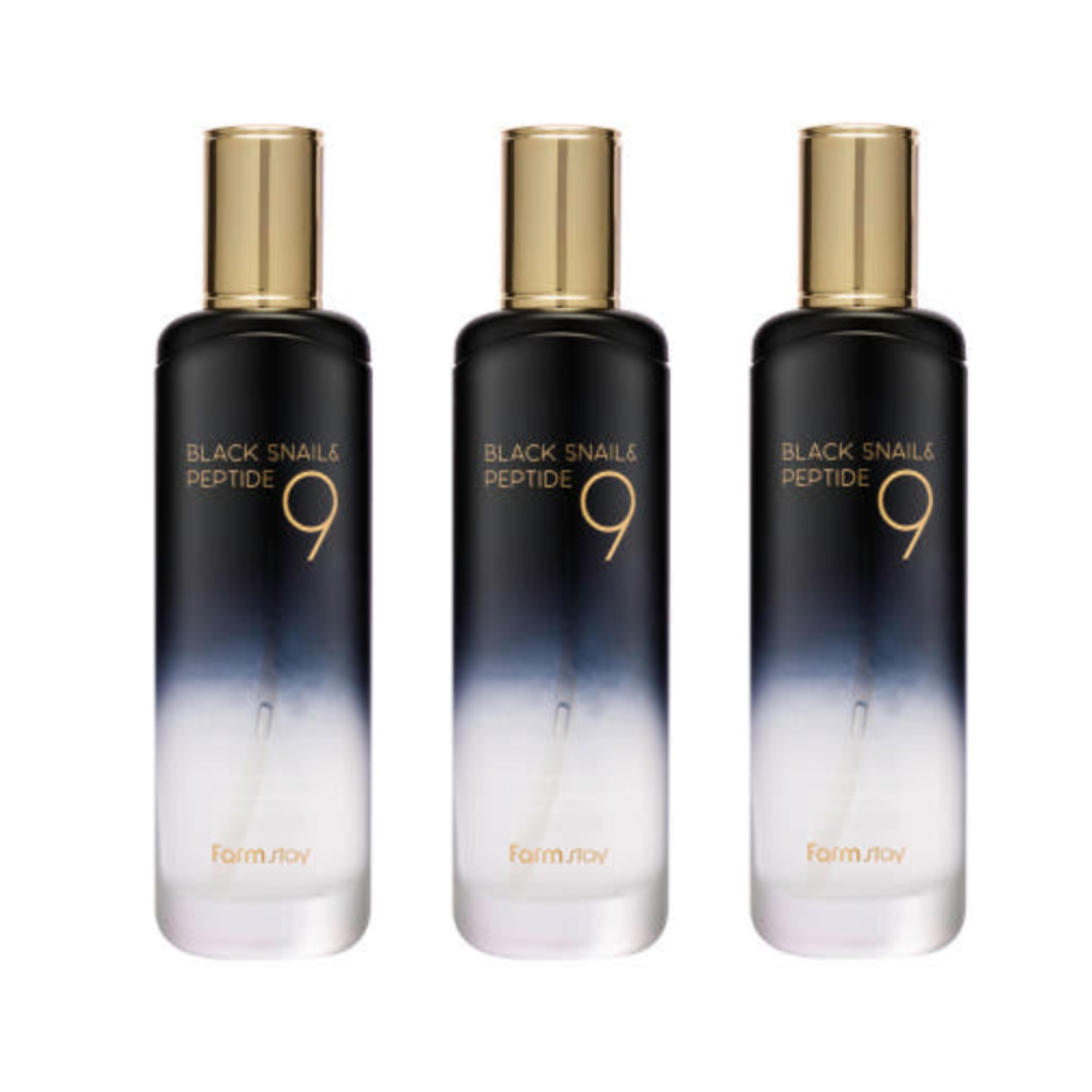 

FARM STAY Black Snail & Peptide 9 Perfect Toner 120 мл (3 варианта) 3pcs