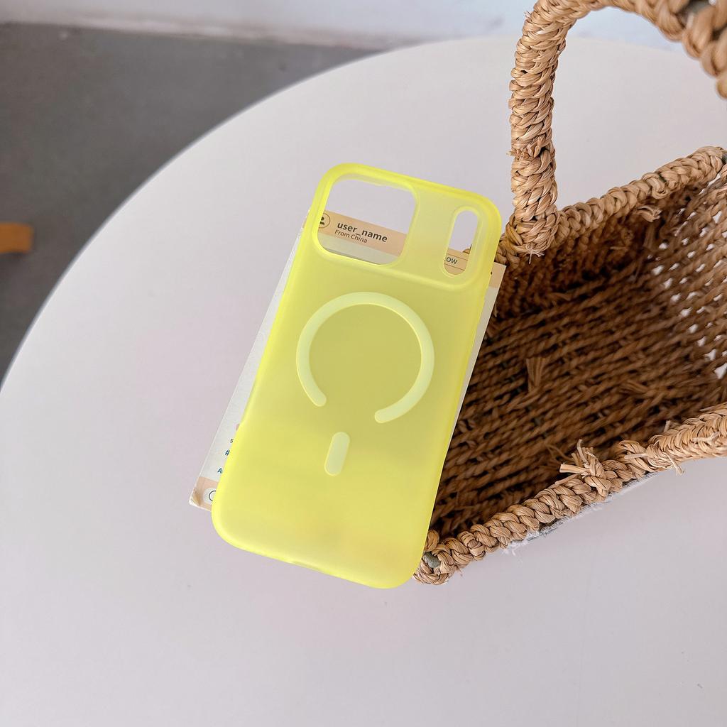 Ice Mist Magnetic Case for Apple 17 Pro Max iPhone 16/15 Phone Protective Cover Anti-drop Custom Material