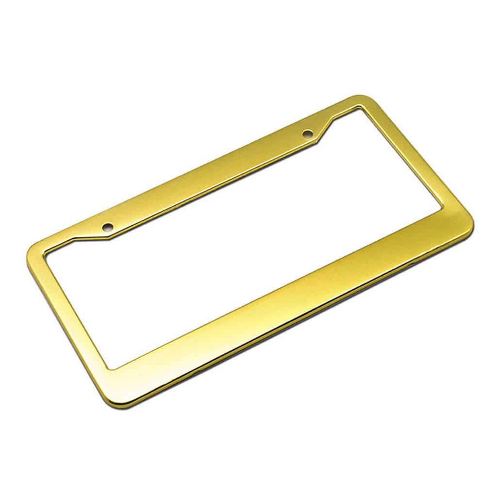 Alloy License Plate Frames 2 Screw Holes / Black/ Blue/ Purple/ Red/Golden Design Custom USA Standard