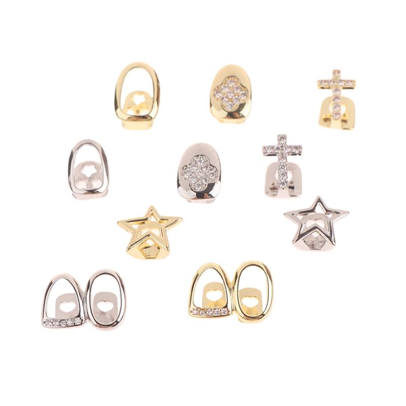 Hip Hop Single Tooth Dental Grillz Teeth Caps Punk Metal Grill Cap Cosplay Party Teeth Grillz Dental  Jewelry