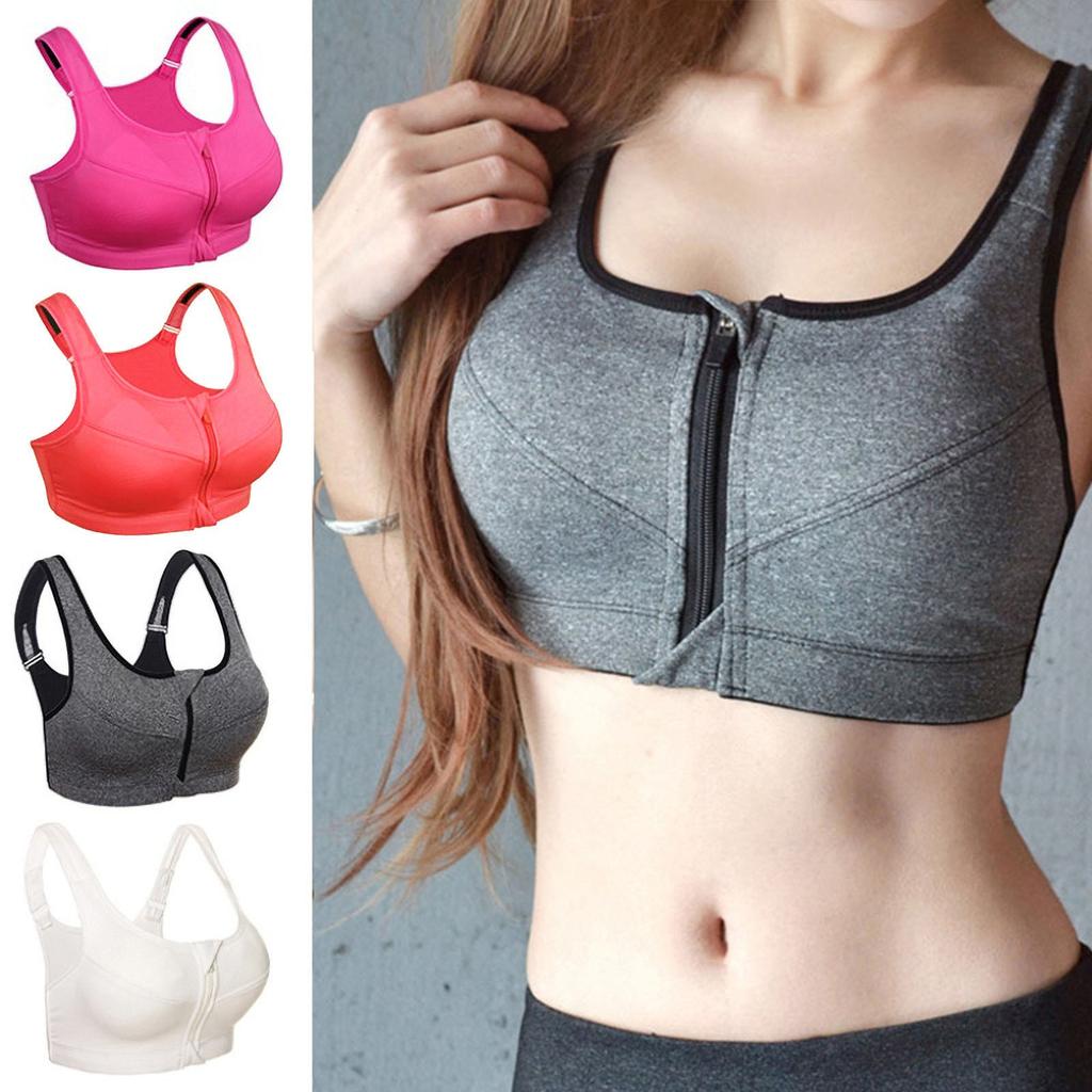 Womens Sports Underwear Yoga Fitness Workout Bra Running Padded Tops Vest
