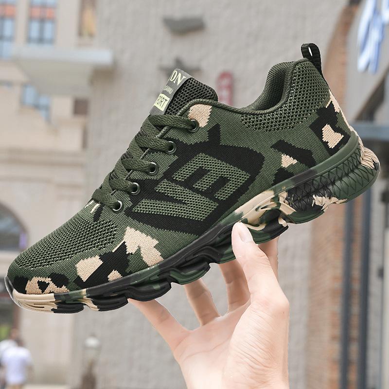 Camouflage Sneakers Man Military Shoes Women Sport Shoes Tenis Shoes Army Shoes Trekking Shoes Couple Outdoor Hiking Casual Shoe