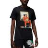 Jordan FLIGHT ARTIST T Shirts Men's Black Crew Neck Moderate Straight Fit DQ7381-010
