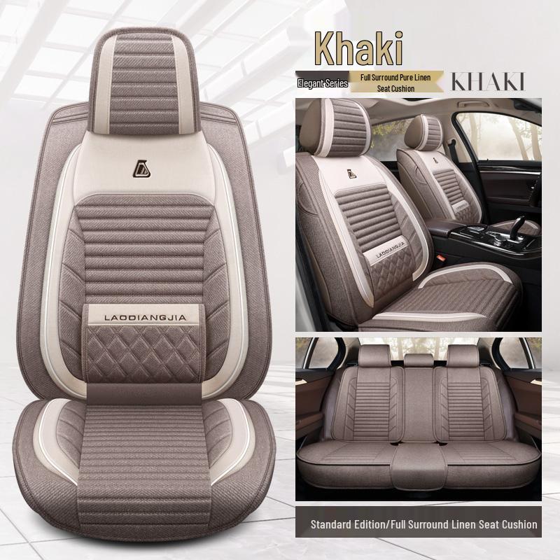 Southeast DX5 Luxury Universal Car Seat Cover - Full Surround, Four Seasons Linen Cushion (2021)