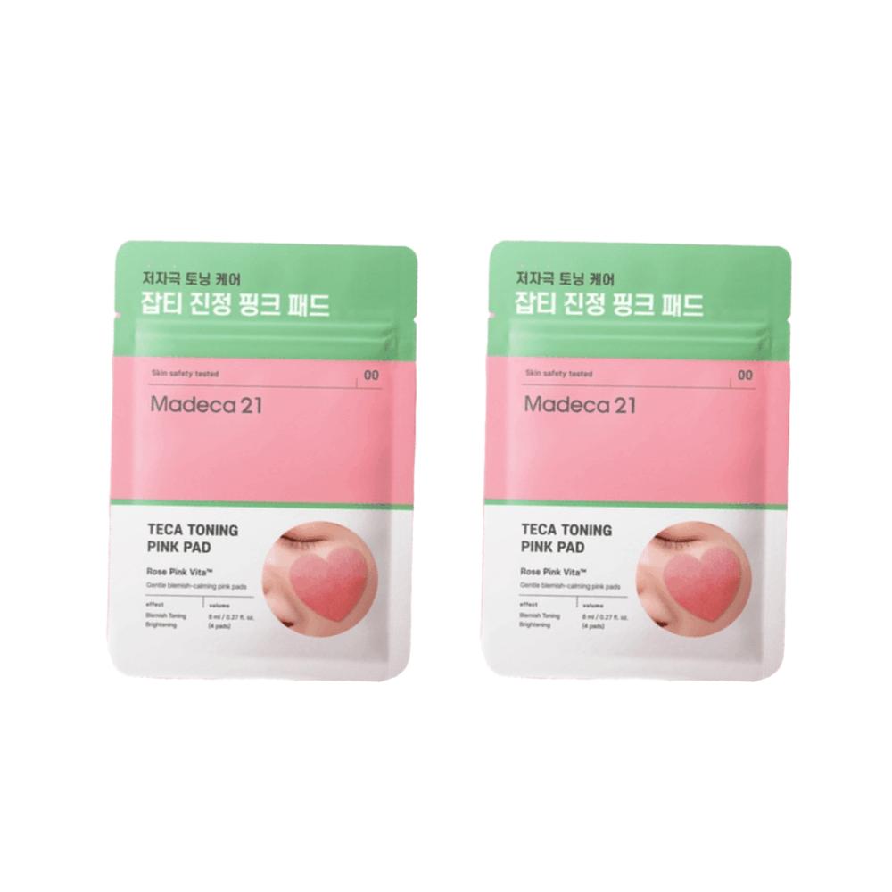 

Madeca21 Teca Toning Pink Pads, 4 pieces, 2 pieces