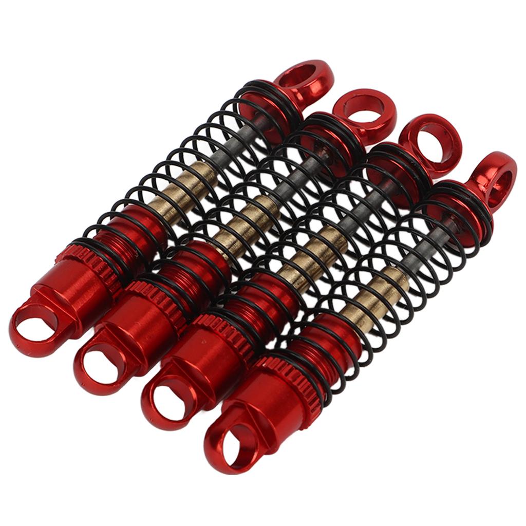 4pcs RC Shock Absorber Set RC Dampers 43mm Aluminum Threaded Shock Absorbor For Axial SCX24 124
