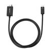 Amazon Basics To HDMI Cable Premium Thunderbolt 3 Black USB-C Adapter, Aluminum, Compatible, 4K@60Hz, 0.9m,