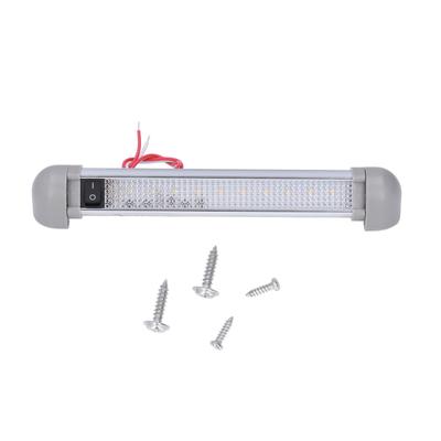 8.9in LED Markisenleuchte Leiste DC12V 24V 2W 180 Grad Drehung IP66 Wasserdicht 720LM EIN AUS Schalter für Wohnmobil Boot