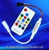 14-кнопочный РЧ Dreamcolor 12V LED-контроллер с 300 цветовыми эффектами