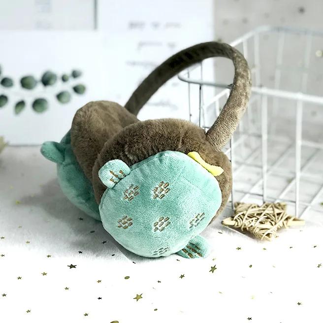 Cute Fruit Child Earmuffs Autumn and Winter Warm and Comfortable Unisex Skiing Fur Headphones Earmuffs Headband