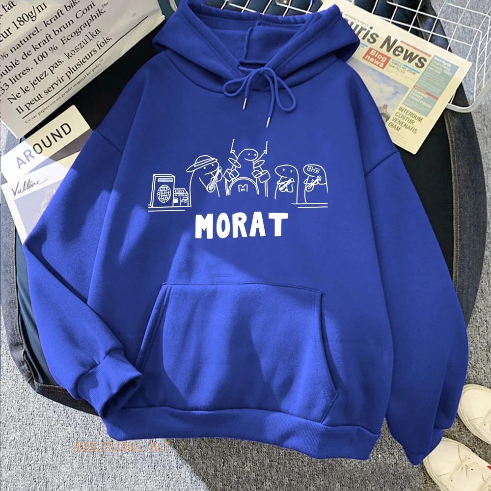Morat Music Group Hoodie Graphic Printing Hip Hop Comfortable Sweatshirt Funko Pop Punk Clothing Sudaderas Fleece Punk Pullovers
