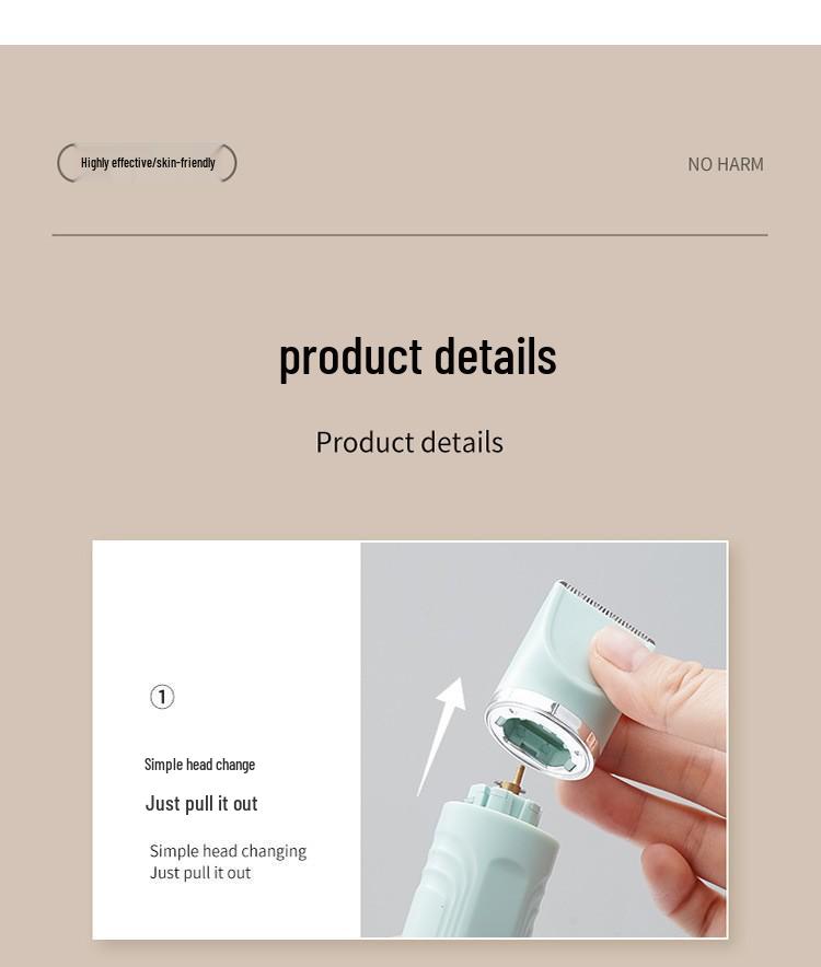 Pet Electric 4-in-1 Hair Clipper: Cat Paw, Dog & Pet Trimmer