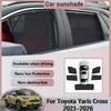 Pentru Toyota Yaris Cross 2025 Accesorii XP210 2021-2026 Parasoare Personalizate Plase Solare Mașină Perdele Magnetice Privacy Geamuri