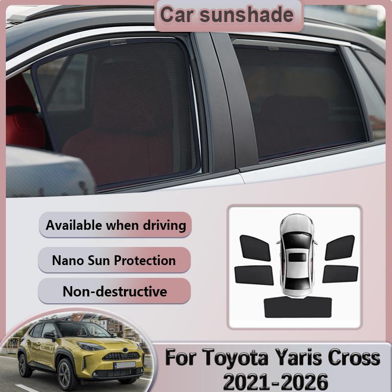 Pentru Toyota Yaris Cross 2025 Accesorii XP210 2021-2026 Parasoare Personalizate Plase Solare Mașină Perdele Magnetice Privacy Geamuri