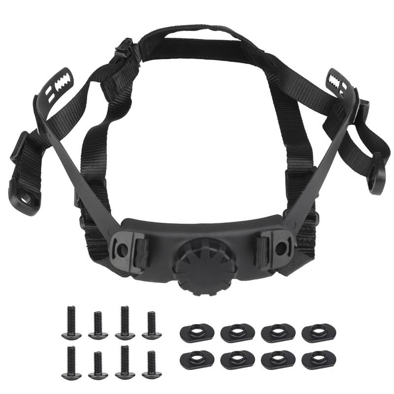 High-Cut Helmet Suspension Fixing System Compatible with FAST SF HIGH CUT Helmet Suspension System black