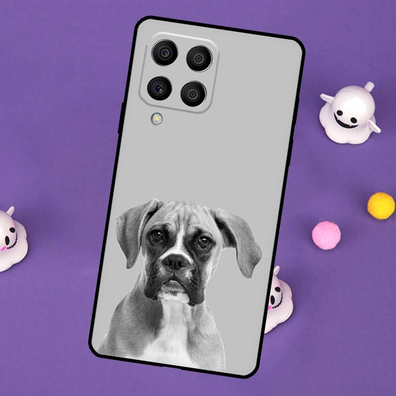 Boxer Dog Puppy Cover For Samsung Galaxy M55 M15 M33 M13 M23 M53 M31 M51 M14 M34 M54 M20 M30s M52 M32 Case