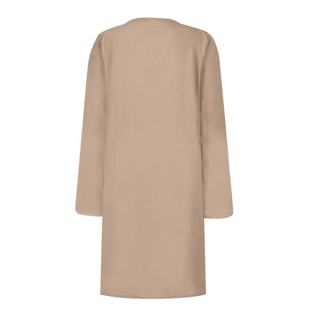 A Casual And Loose V-neck Elegant Dress For Women