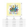 Sesame Street Cartoon Blanket Cover Tv Show Plush Throw Blanket Airplane Travel Decoration Soft Warm Bedspread