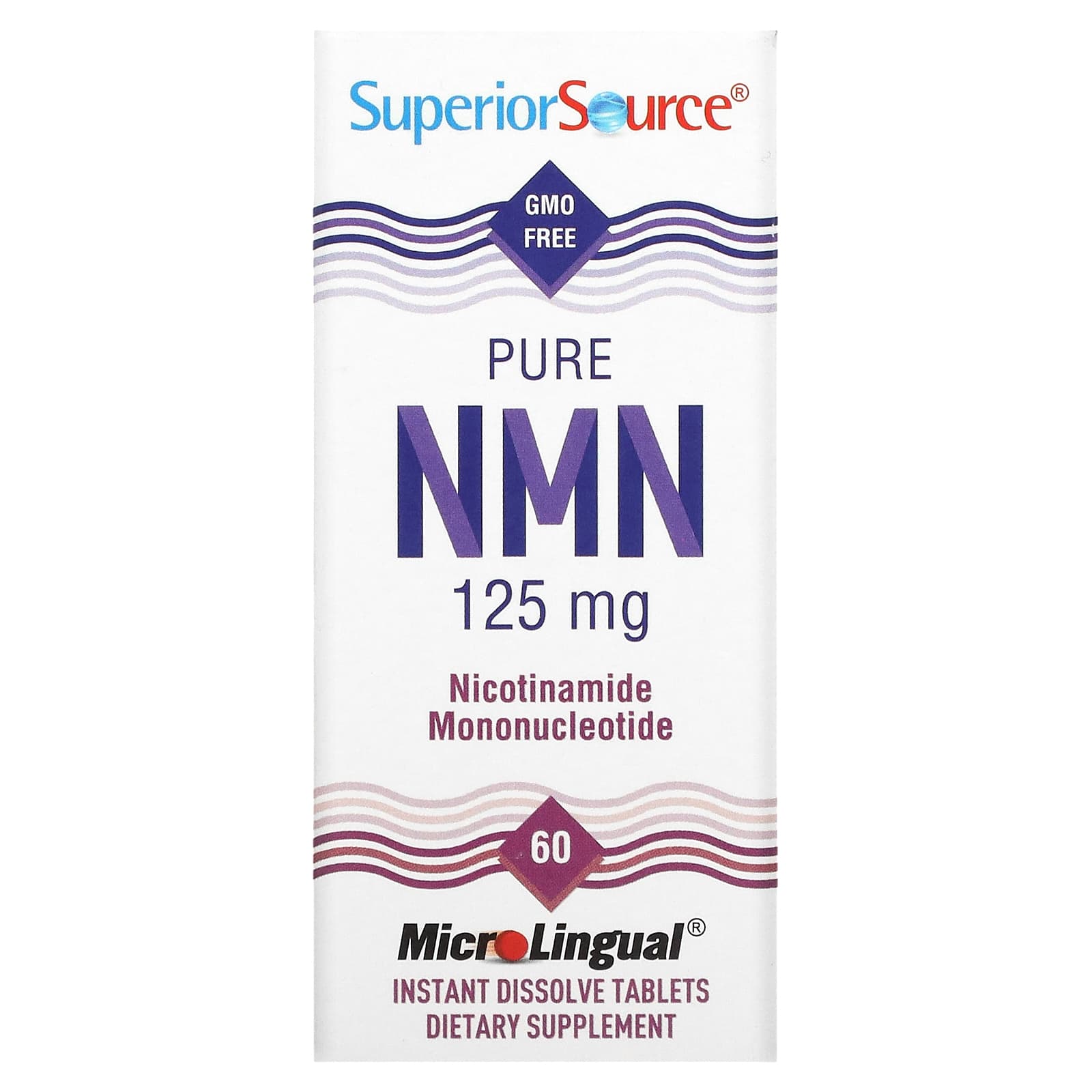 

Superior Source, Pure NMN, 125 мг, 60 швидкорозчинних таблеток