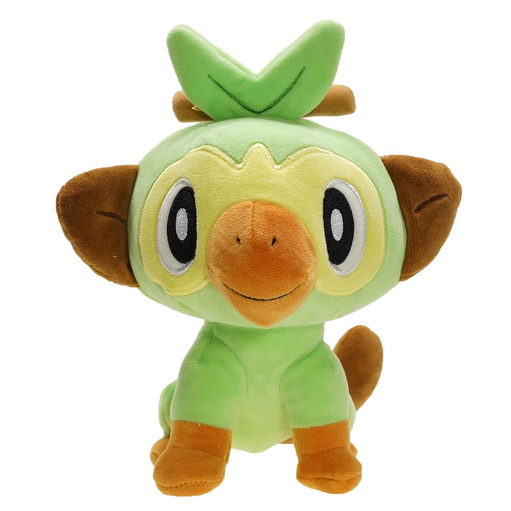 Pokemon Grookey Plush Toy 16cm Soft Stuffed Animal Cute Collectible Gift for Kids Boys Girls about 19cm